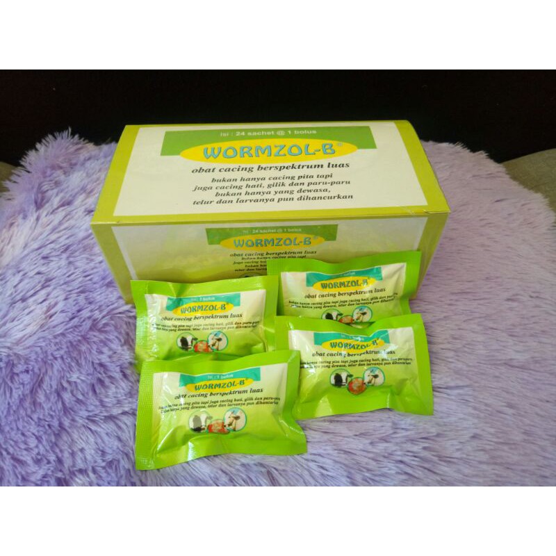 WORMZOLE-B 1 BOLUS OBAT CACING SAPI DAN KERBAU