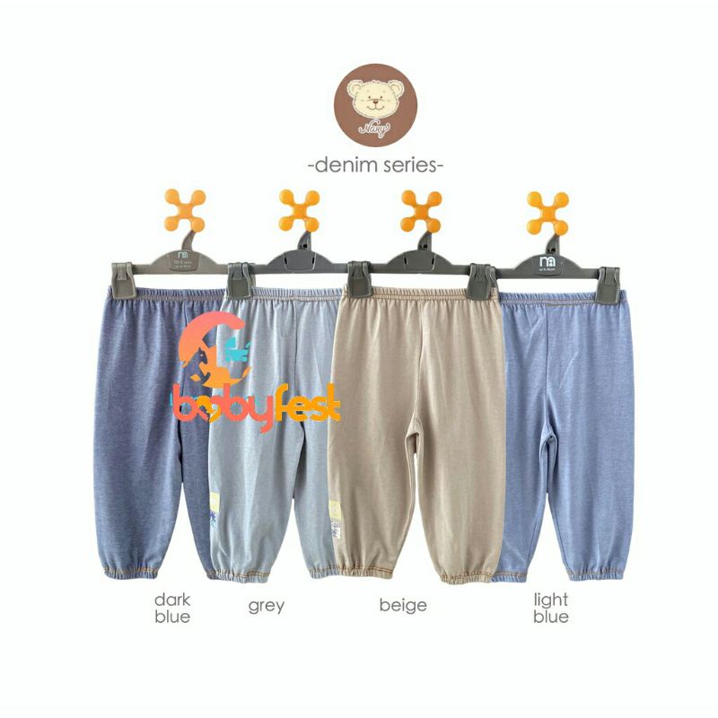 Nary Celana Panjang Bayi Size 0-3 Bulan (DENIM SERIES)