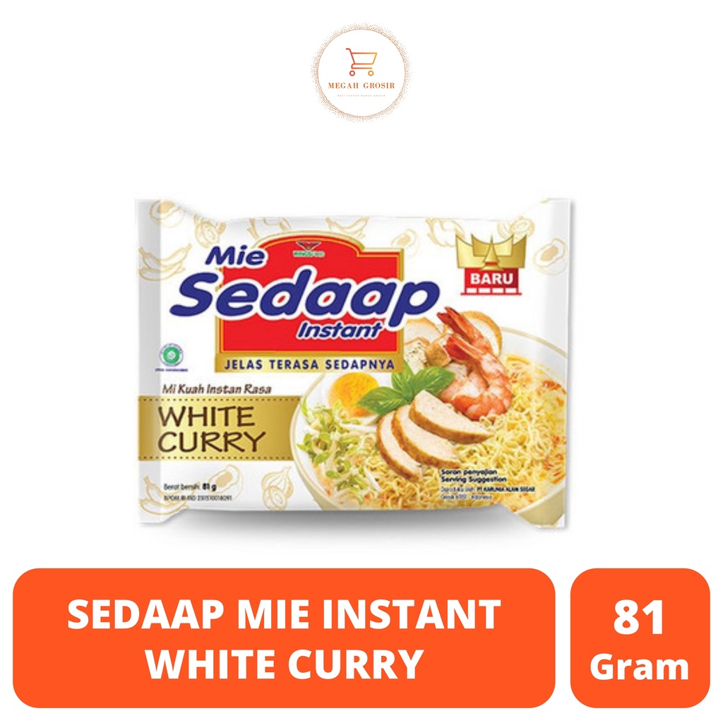 

SEDAAP MIE INSTANT WHITE CURRY PCK 81G