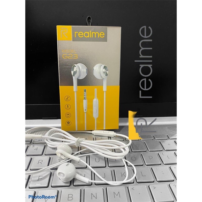 HF HEADSET REALME G23 SUPER BASS PACKING INPORT