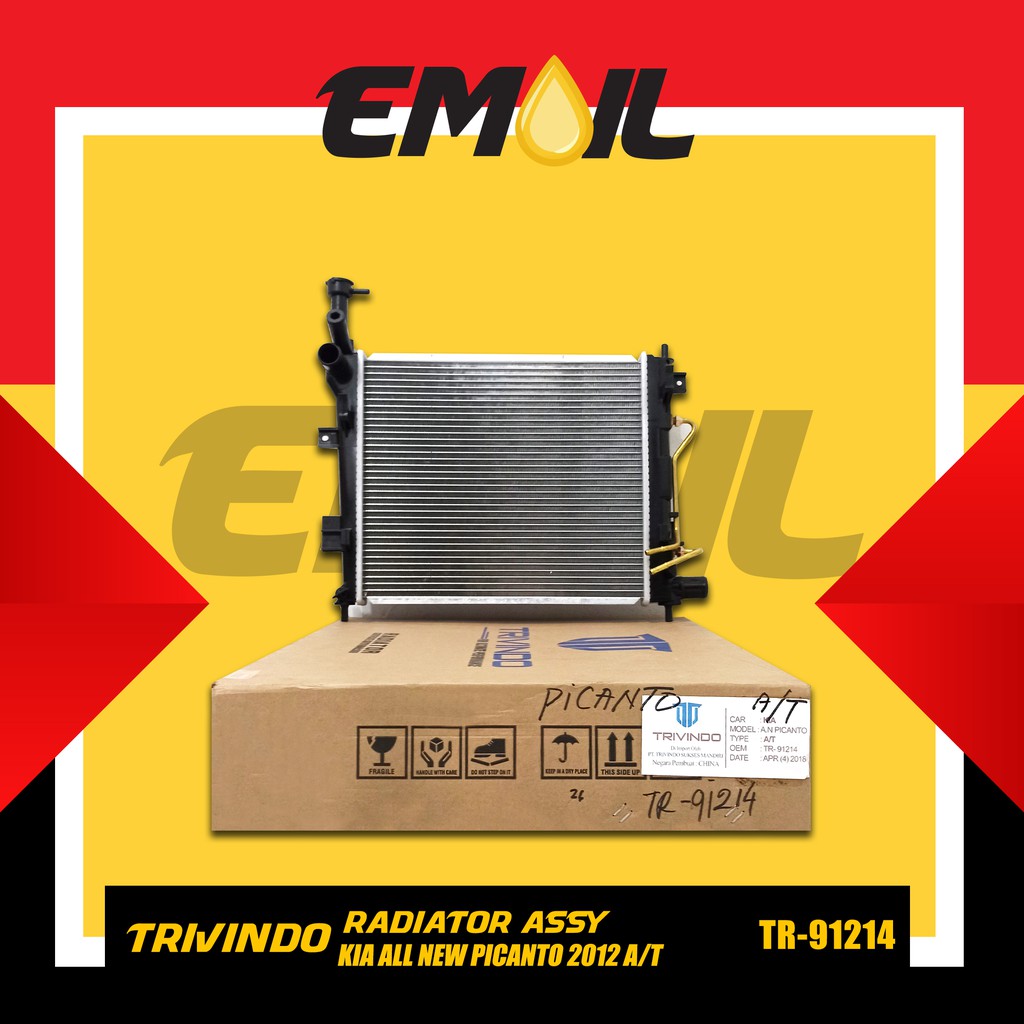 Radiator assy Kia All New Picanto AT matic trivindo TR-91214