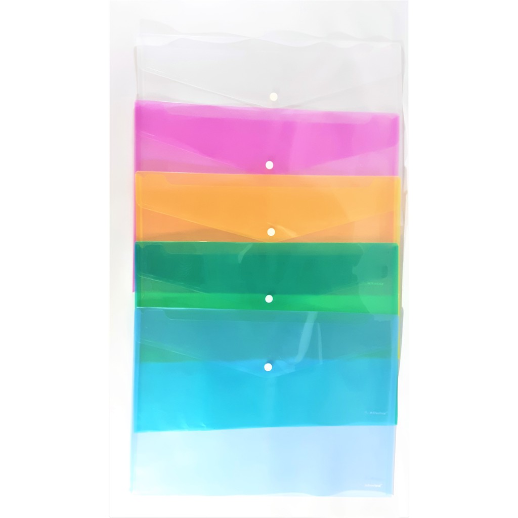 MAP KANCING PLASTIK DOKUMEN KERTAS A3 FILE BAG LARGE BESAR