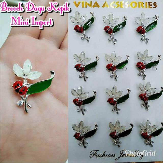 Isi 12pcs broos dagu kepik mini