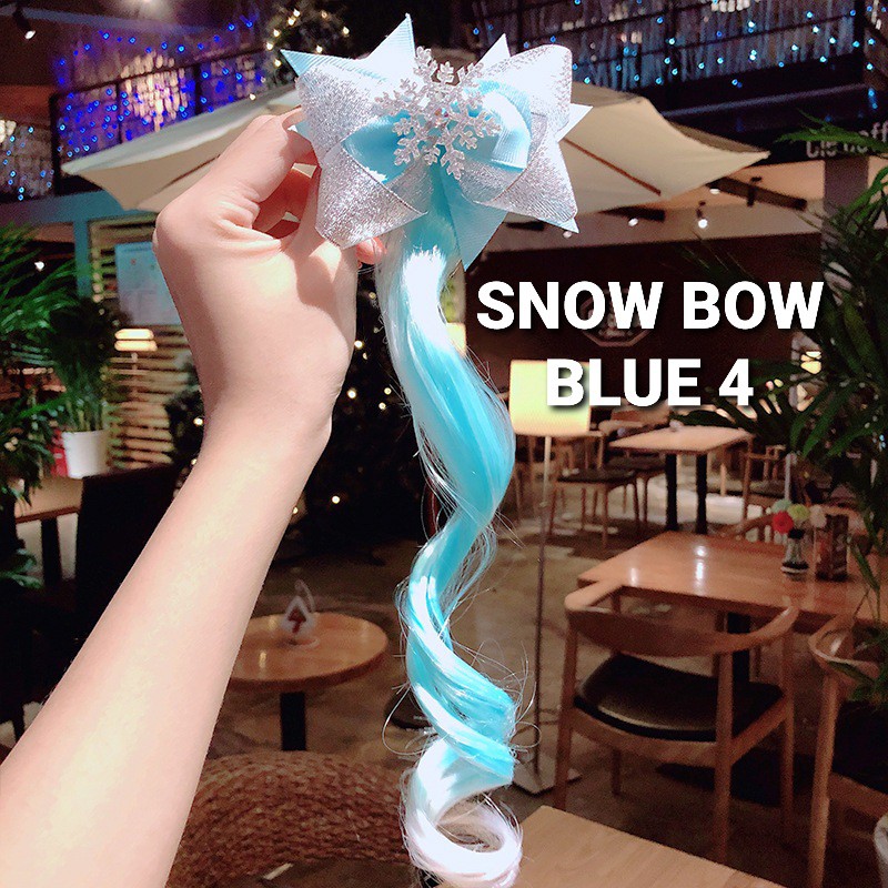 SNOW BOW / JEPIT RAMBUT ANAK / JEPIT RAMBUT FROZEN / JEPITAN RAMBUT IMPORT / PITA AKSESORIS PRINCES