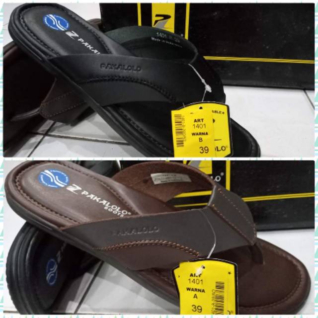 Sandal Pakalolo Boots 1401 / Sandal Casual Pria Kulit Pakalolo Original