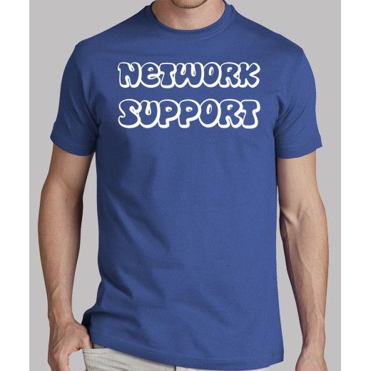Kaos baju t-shirt network support unisex