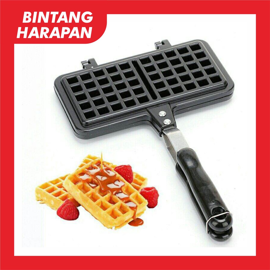 Waffle pan crofle pan persegi Sonifer