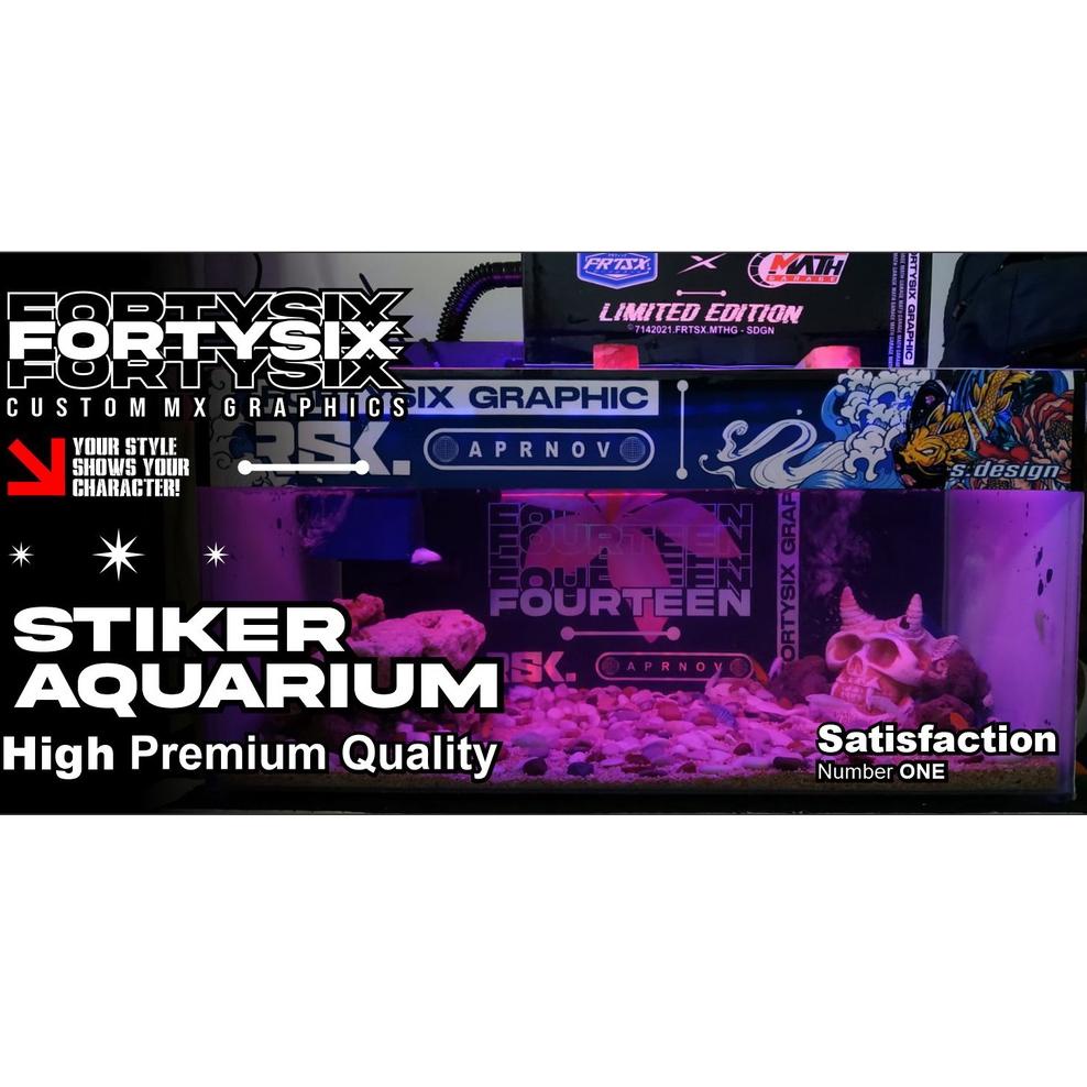 [PWG.28Jl22ᶠ] Stiker Aquarium Predator | Stiker Channa | Stiker Predator