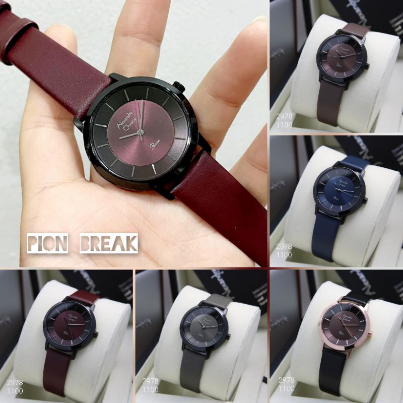 JAM TANGAN WANITA ALEXANDRE CHRISTIE AC 2978 CEWEK | AC2978 CEWE KULIT ORIGINAL