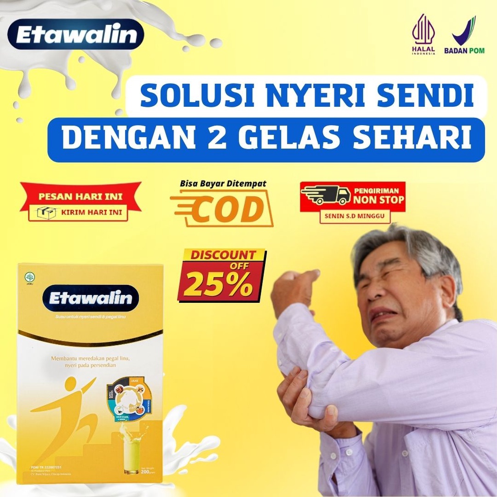 

Etawalin – Susu Kambing Etawa Atasi Nyeri Tulang dan Sendi Lebih Efektif – 100% Bahan Alami