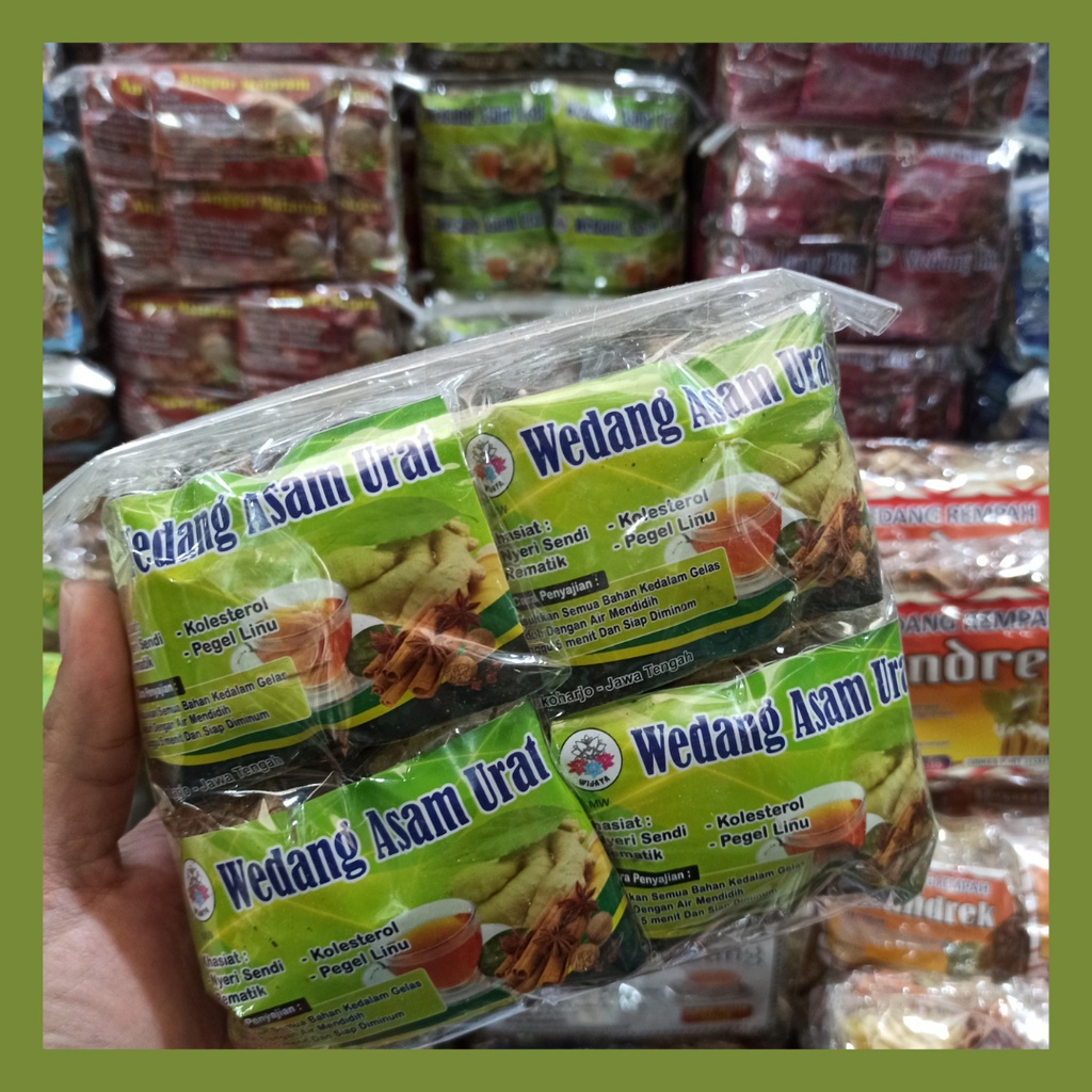 

Wedang Asam Urat Wedang Herbal Khas Solo Isi 10pcs Cap Sari Asih