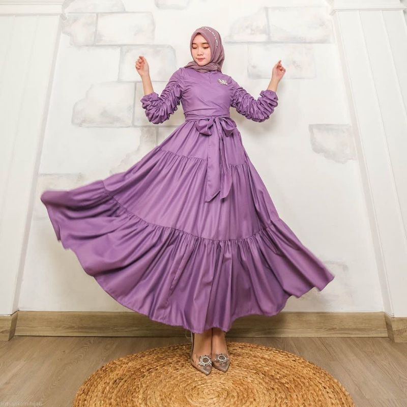 JELITA DRESS BY MK / DRESS PREMIUM / DRESS LEBAR KLOK / DRESS KATUN