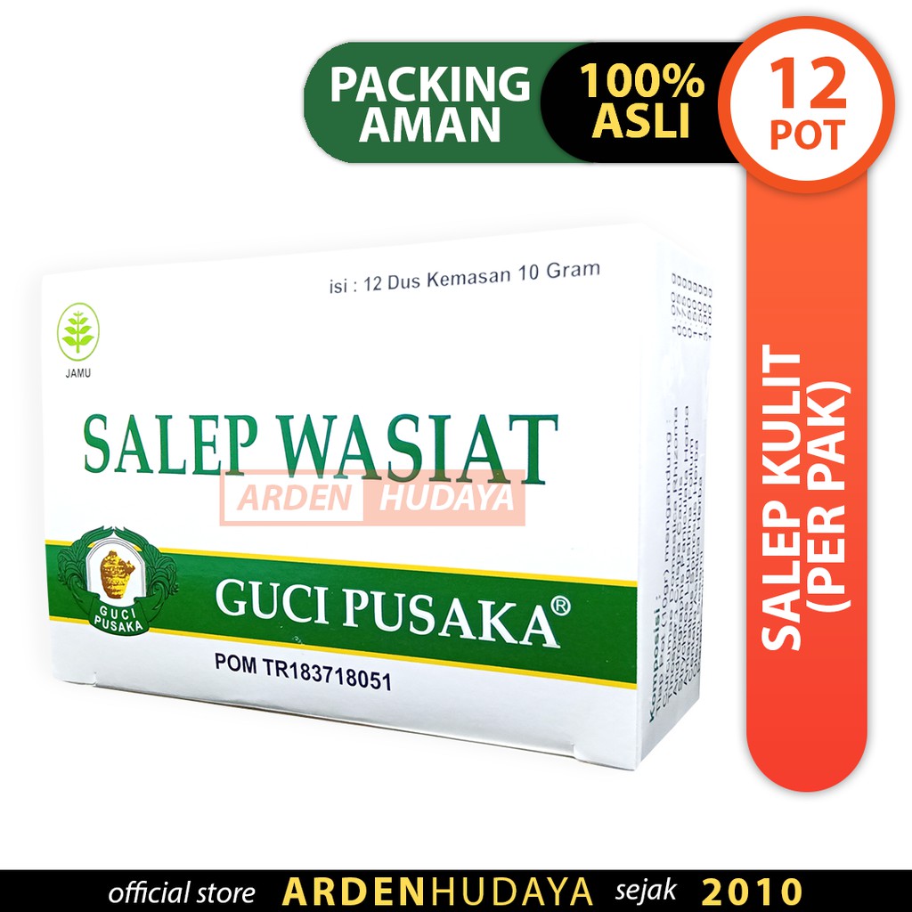 (per pak) Salep Wasiat Guci Pusaka - salep gatal, bekas ...