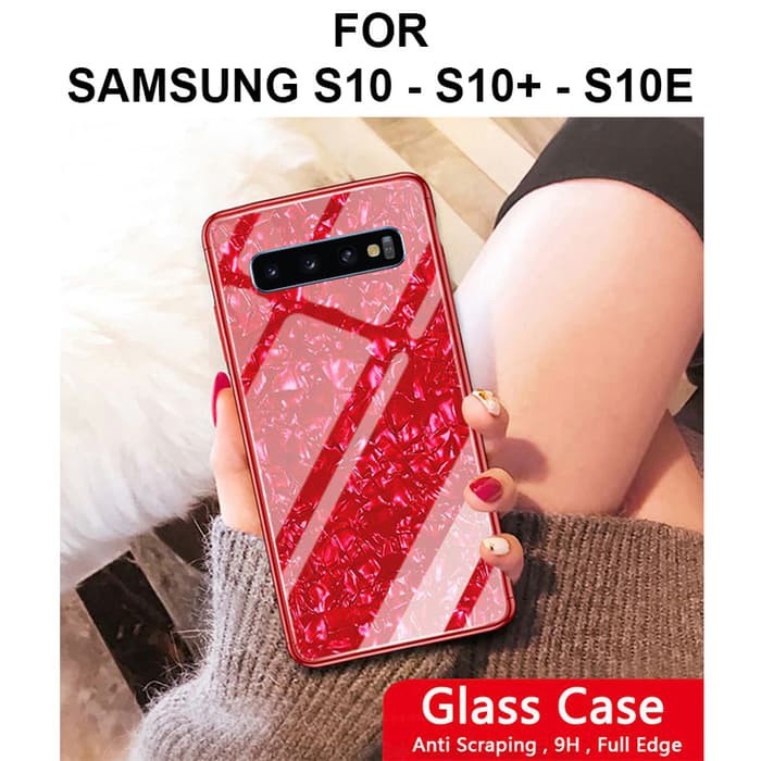 Tempered shell case Samsung S10 / Samsung S10 Plus / S10e / case hp / soft case / hard case