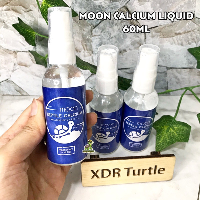 MOON CALCIUM LIQUID KALSIUM CAIR REPTILE TORTOISE KURA DARAT SULCATA ISTAR PARDALIS ALDABRA HERMANI