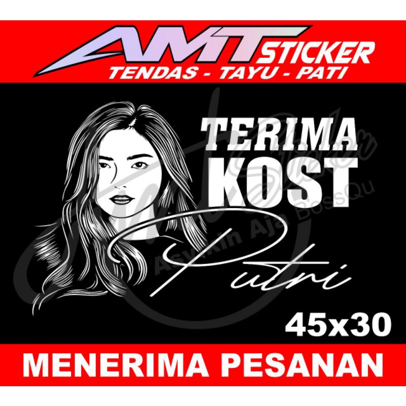 Cutting Stiker - Stiker Cutting Kata" Kaca Samping -Stiker Kaca Truk - Kaca Mobil