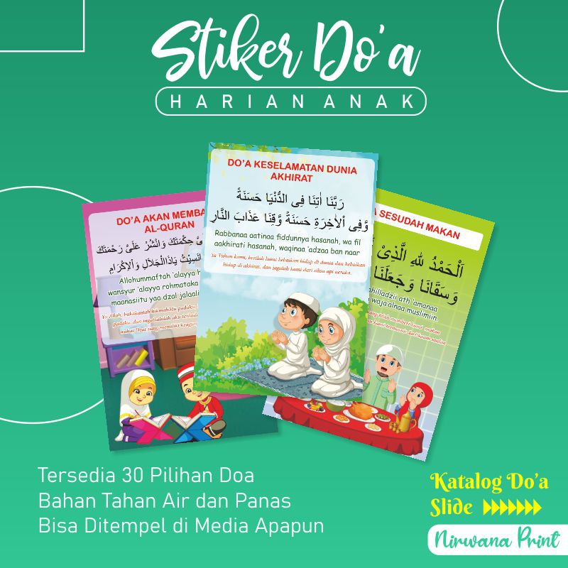 

STIKER DOA ANAK SEHARI-HARI