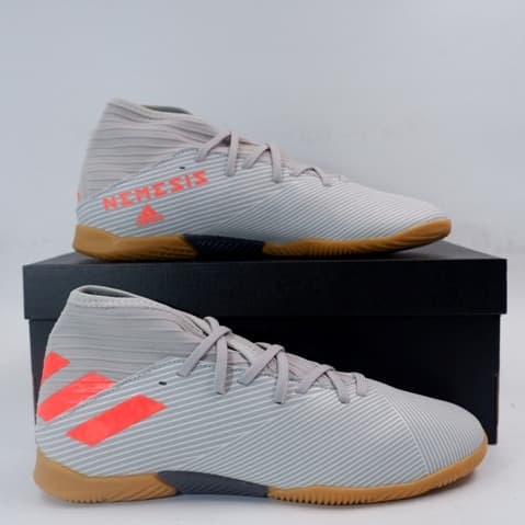 Sepatu Futsal Anak Adidas Nemeziz 19.3 IN JR Grey Two EF8304 Original TERMURAH 