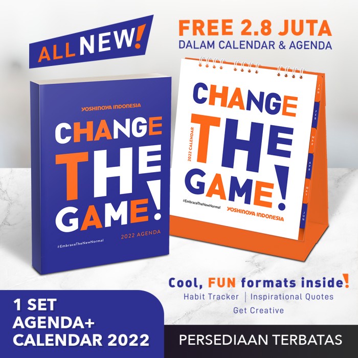 

[RESTOCK] Yoshinoya Special Edition Set 2022 Agenda & Calendar - Change The Game