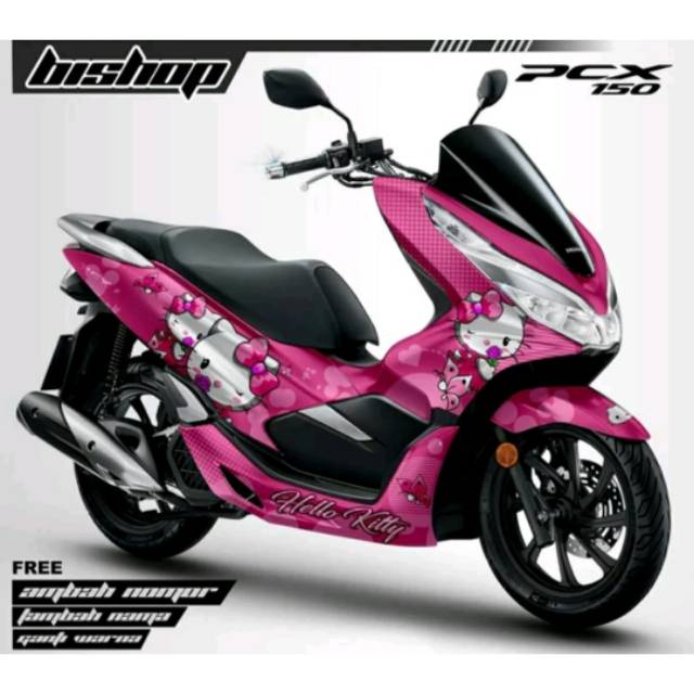 Sticker decal full body honda PCX hello kitty 473