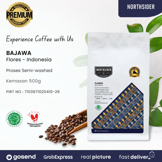 

[ COD ] BIJI KOPI ARABICA FLORES BAJAWA WASHED - 500GR NORTHSIDER COFFEE CUCI GUDANG Kode 727