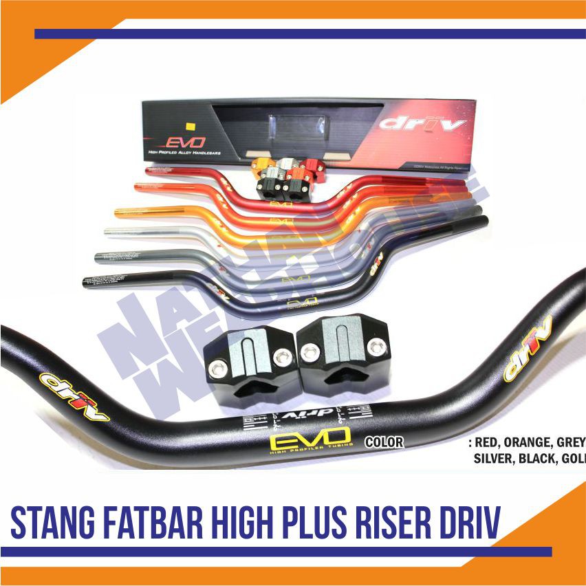 STANG FATBAR PLUS RISER DRIV TYPE LOW COUNTOUR