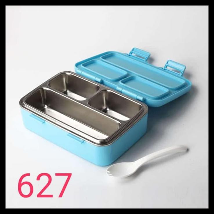 Yooyee Stainless 627 - Tempat Makan Stainless Steel Anti Tumpah