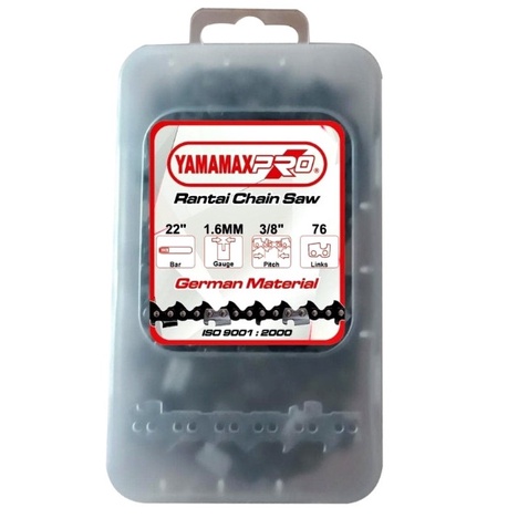 Rantai Chainsaw Yamamax Pro Potong 72Lp 38T Bar Baja 22" Sinso Senso