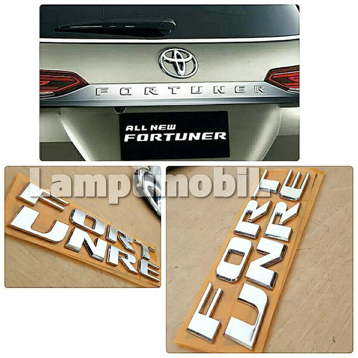 EMBLEM LOGO TOYOTA FORTUNER