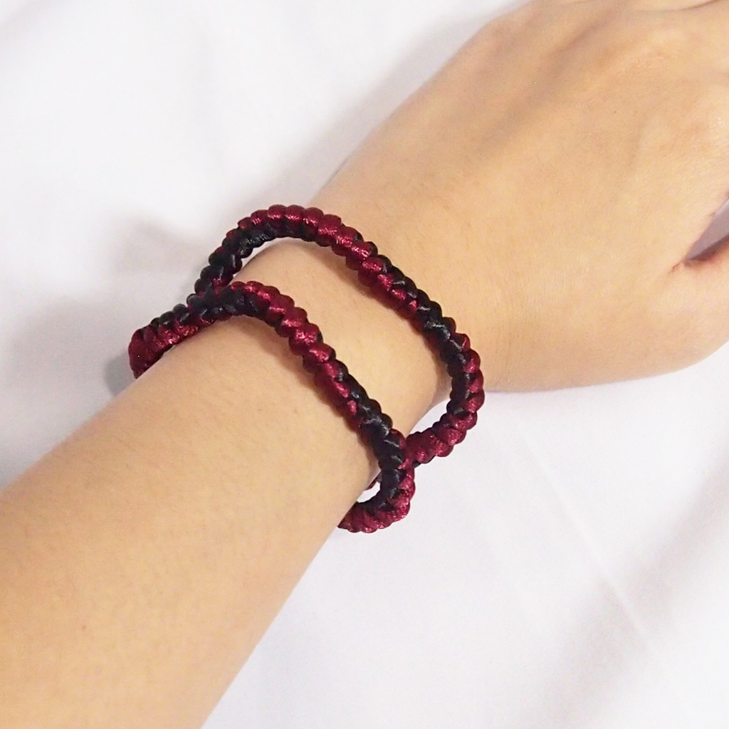 Atalanta Bracelet | Gelang Handmade Merah Hitam