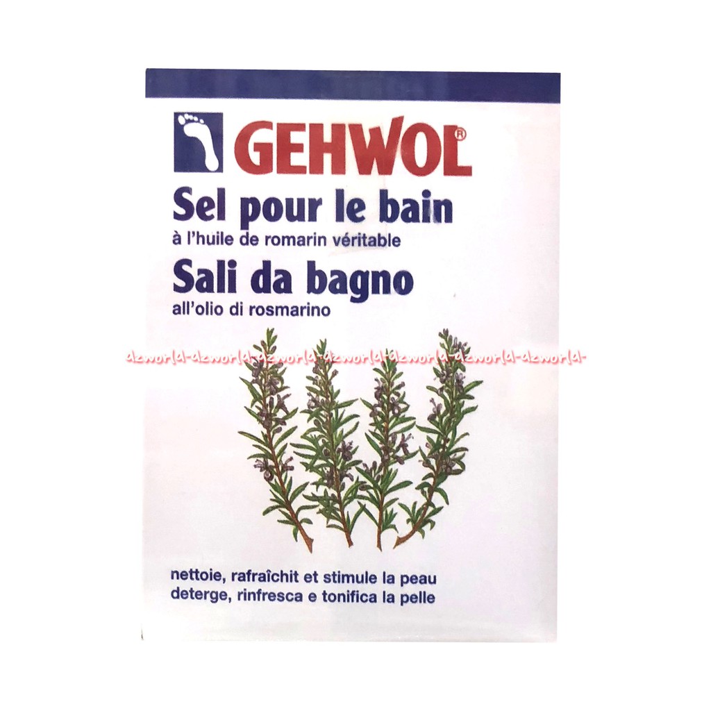 Gehwol Sel Pour Le Bain Sali Da Bagno Gehwol 10 Sachet Melancarkan Peredaran Darah