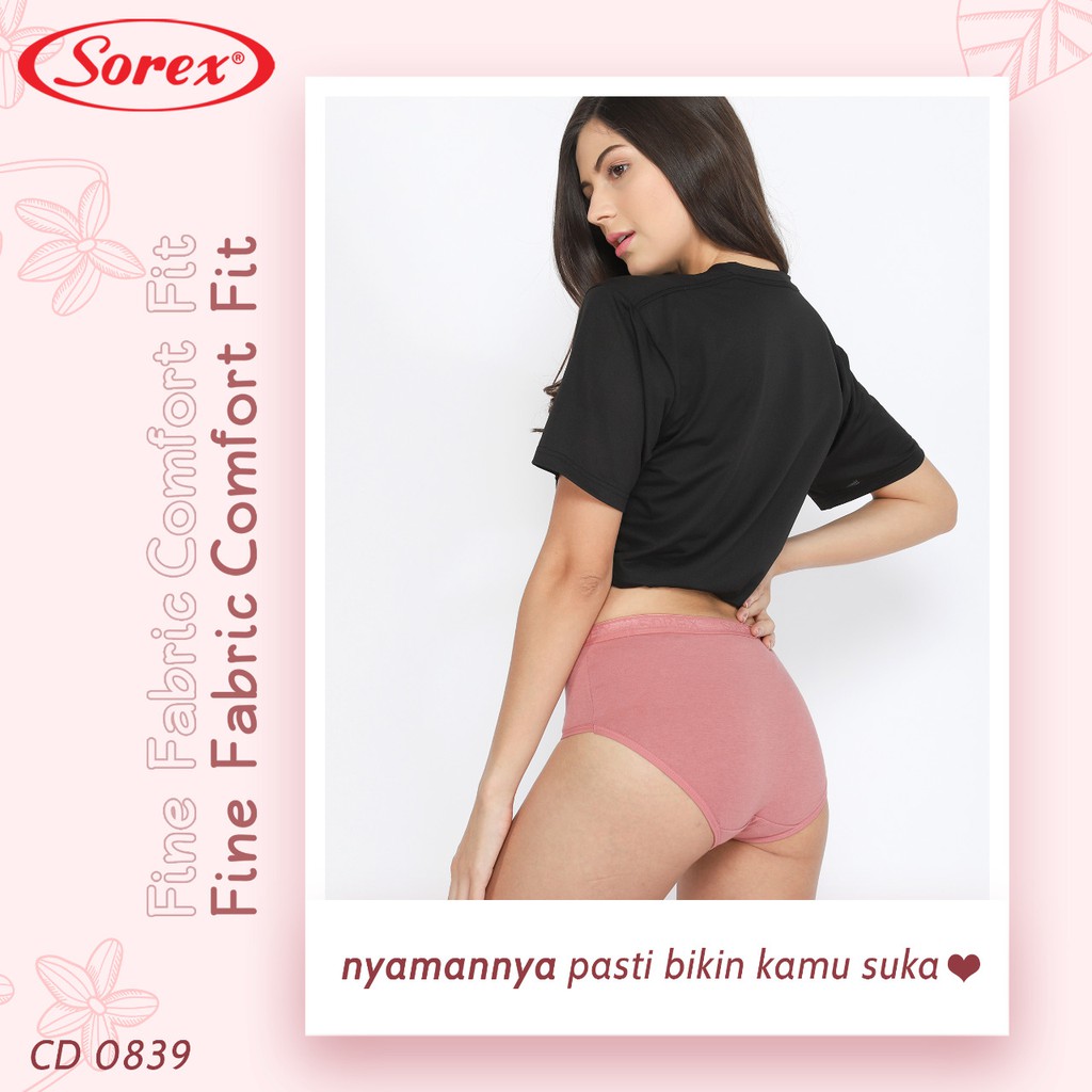 Celana Dalam  Wanita Sorex 0839 Cd Wanita Sorex 0839 Comfort Fit