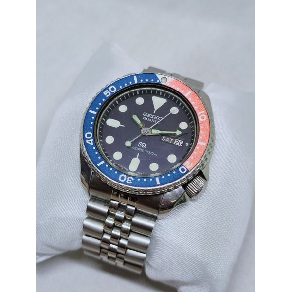 Seiko Diver 7548 Dessert Storm jam tangan antik divers pepsi vintage original langka arloji tua kole