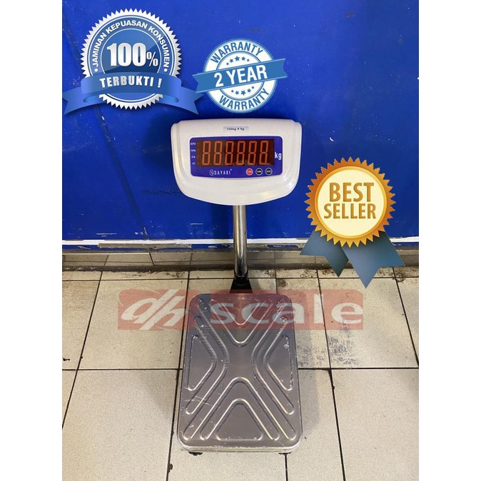 Timbangan Lantai, Digital, Barang, Sayaki 75 Kg, N1-7 Uk 30X40 Kak_Olip