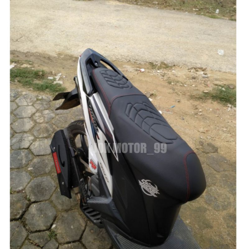 Kulit Jok Motor Beat, Vario, Scoopy, PCX, NMax, Aerox Model Enmore Syntetis Premium