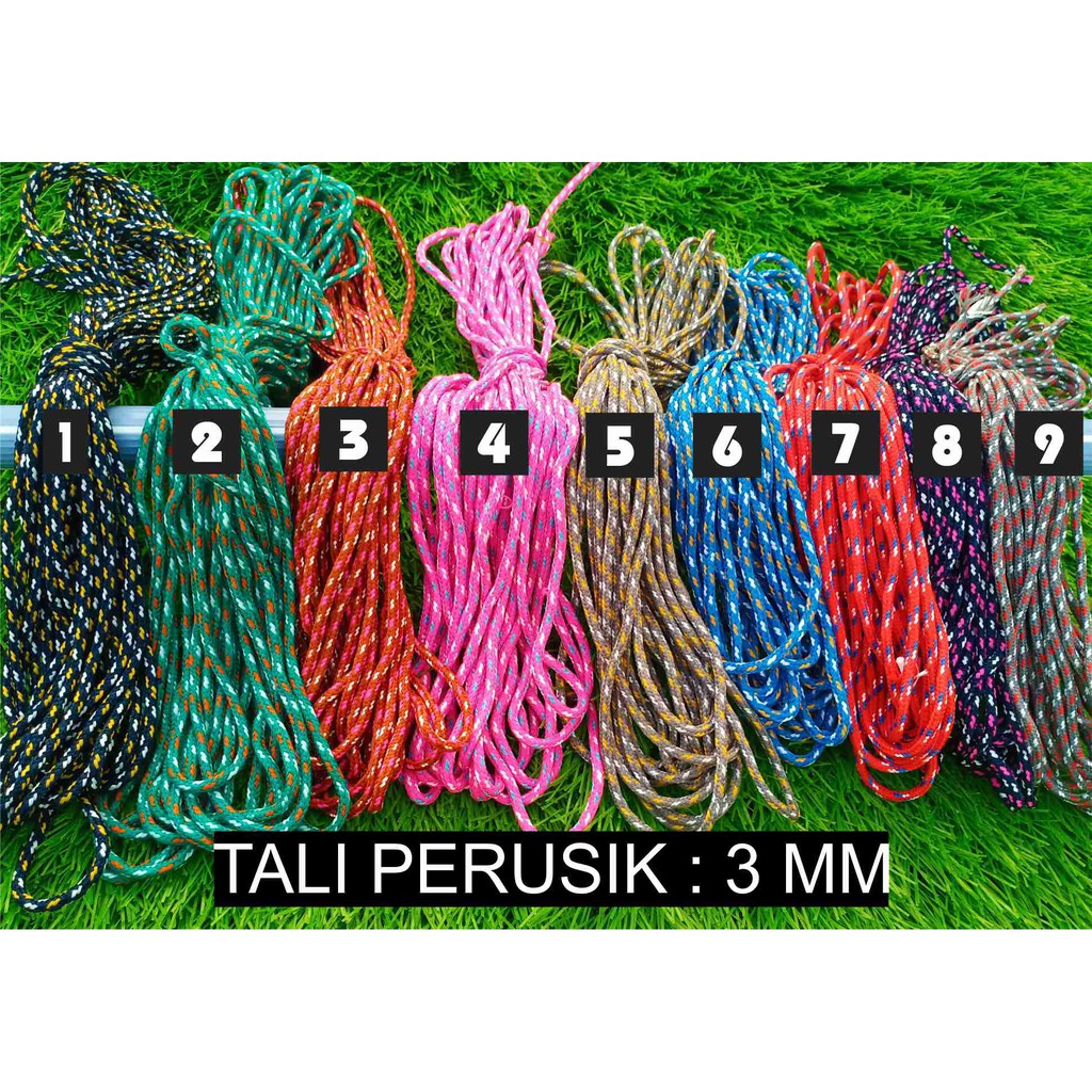 

Tali prusik paracord 3 mm 10 Meter