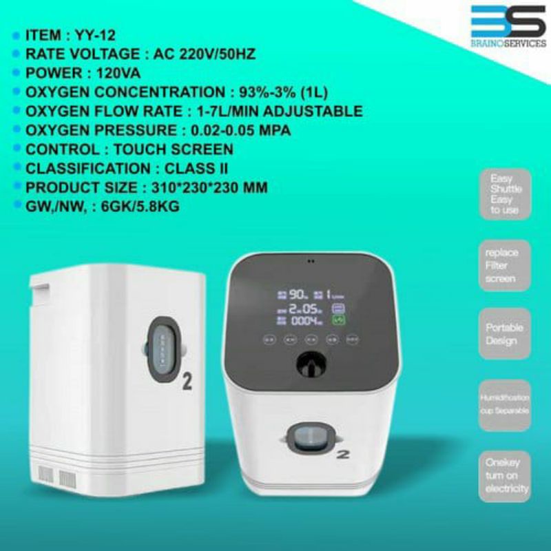 Oxygen creating machinen/ mesin penghasil oksigen Otomatis/tanpa isi ulang (Bisa kirim instan)