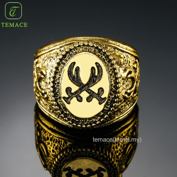 ✨TEMACE✨ Cincin Tauhid Islam Muslim Pedang Azimat Cincin Lapis