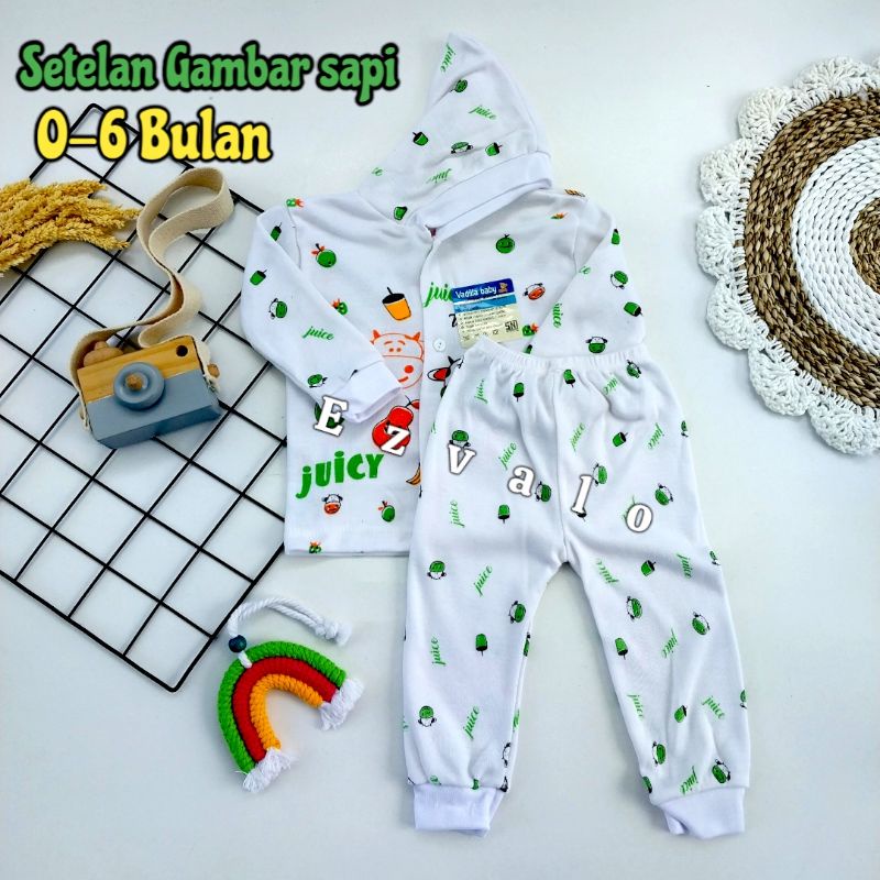 BAJU BAYI NEWBORN / SETELAN BAJU BAYI TANGAN PANJANG