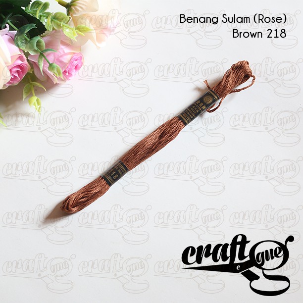 Benang Sulam (Rose) BROWN
