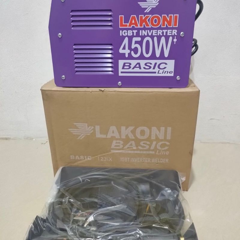 Mesin Las LAKONI BASIC 123iX Travo Las Lakoni 450Watt Mesin Las Listrik Lakoni 450W