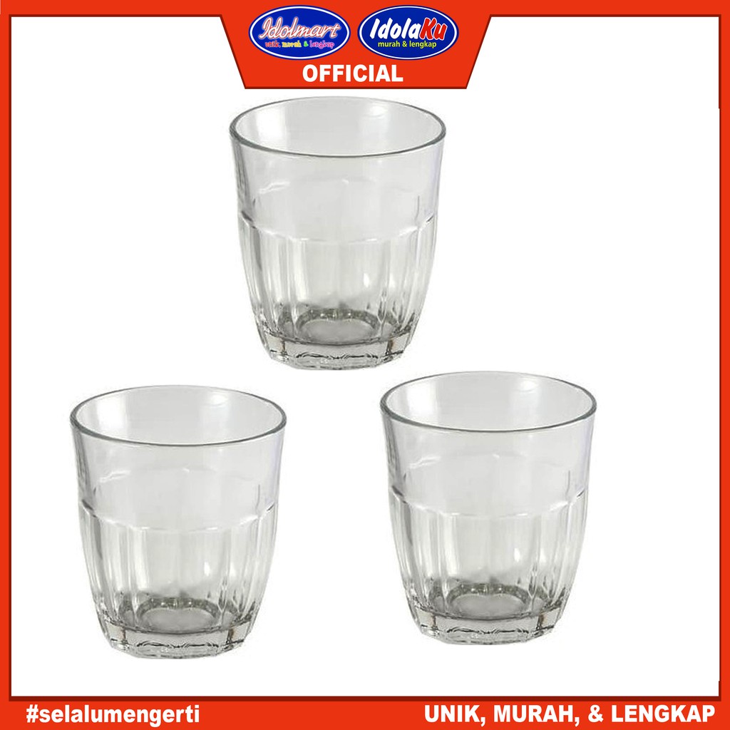 IDOLMART Citinova Gelas Verona isi 6PCS / Gelas set isi 6 / gelas kado/ gelas kaca kopi