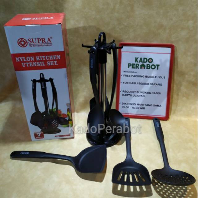 Kado Spatula Set Supra isi 7Pcs