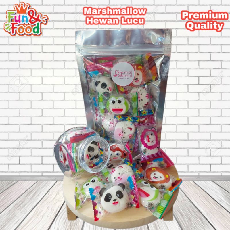 

Marshmallow Aneka Rasa Bentuk Hewan Lucu & Imut Kualitas Premium
