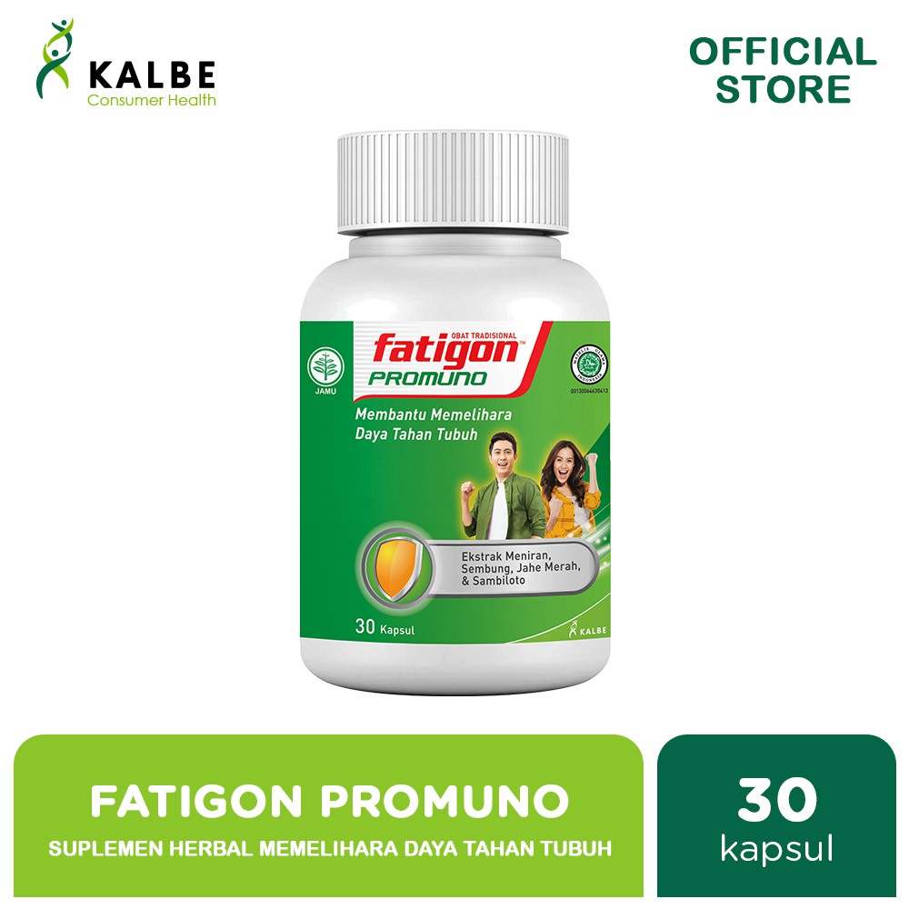 Fatigon Promuno Suplemen Daya Tahan Tubuh - Botol Isi 30 Kapsul