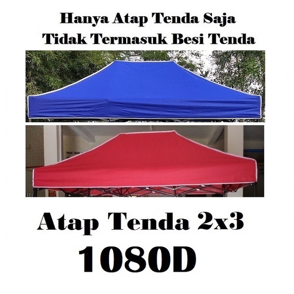 Terpal Atap Tenda 2x3 Bahan Polyester Tipe 1080D