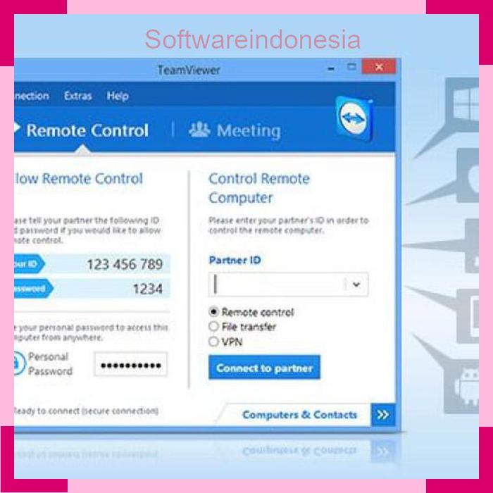 SOFTWARE TeamViewer  TERBARU FULL