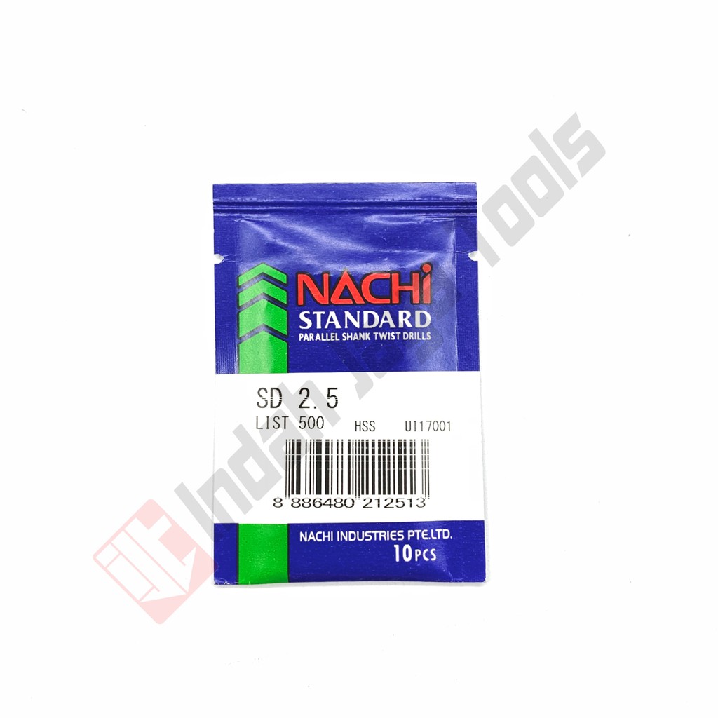 NACHI Mata Bor Besi 1 1.5 2 2.5 3 3.5 4 4.5 5 mm HSS ORIGINAL ASLI