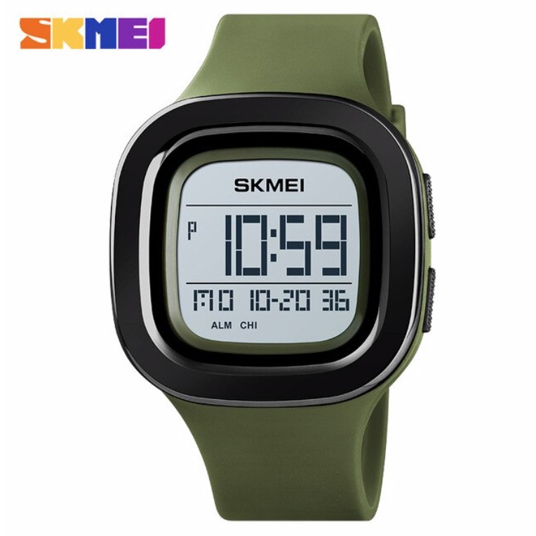 Jam Tangan Pria / SKMEI 1580  / Jam Tangan Rubber Strap Original / SKMEI