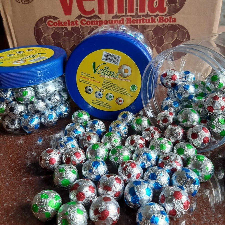 

Coklat bola jadul 1 toples - cokelat asli kemasan alumunium foil l chocolate ball
